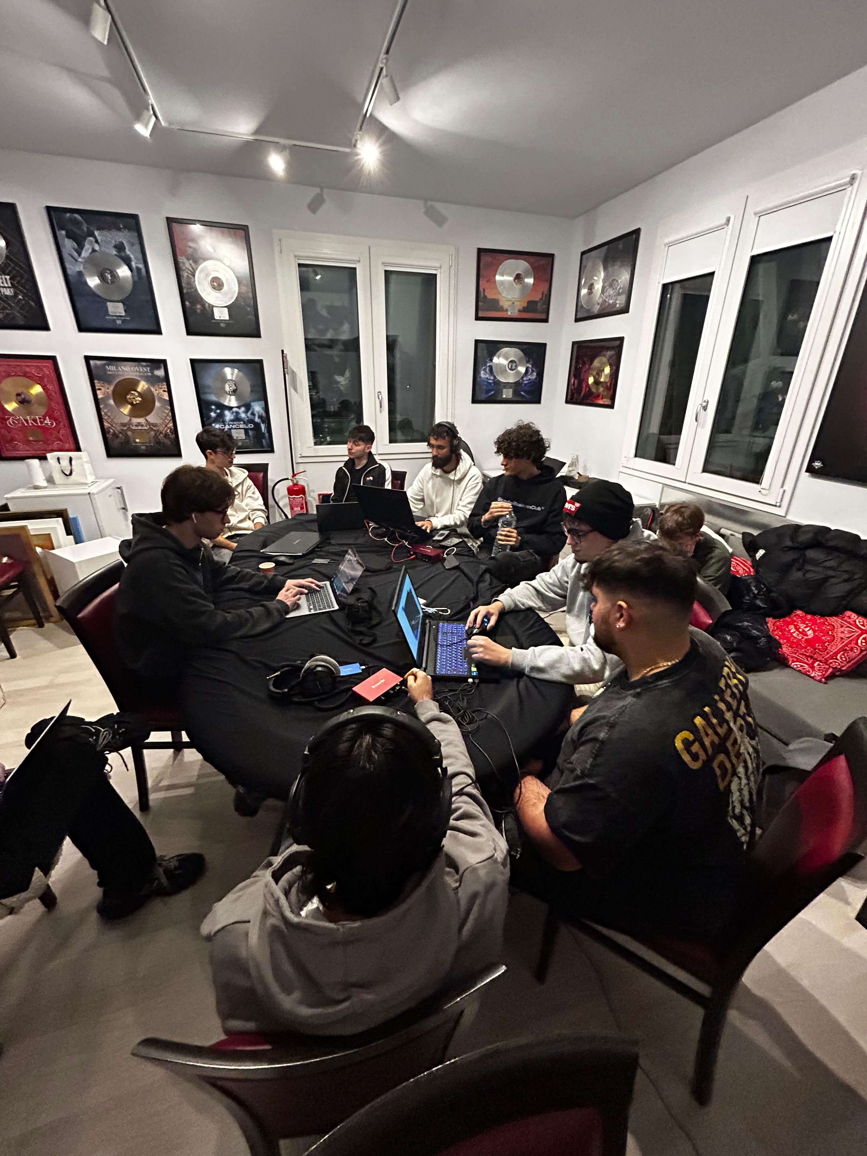 Hypn Records Studio Session Milan