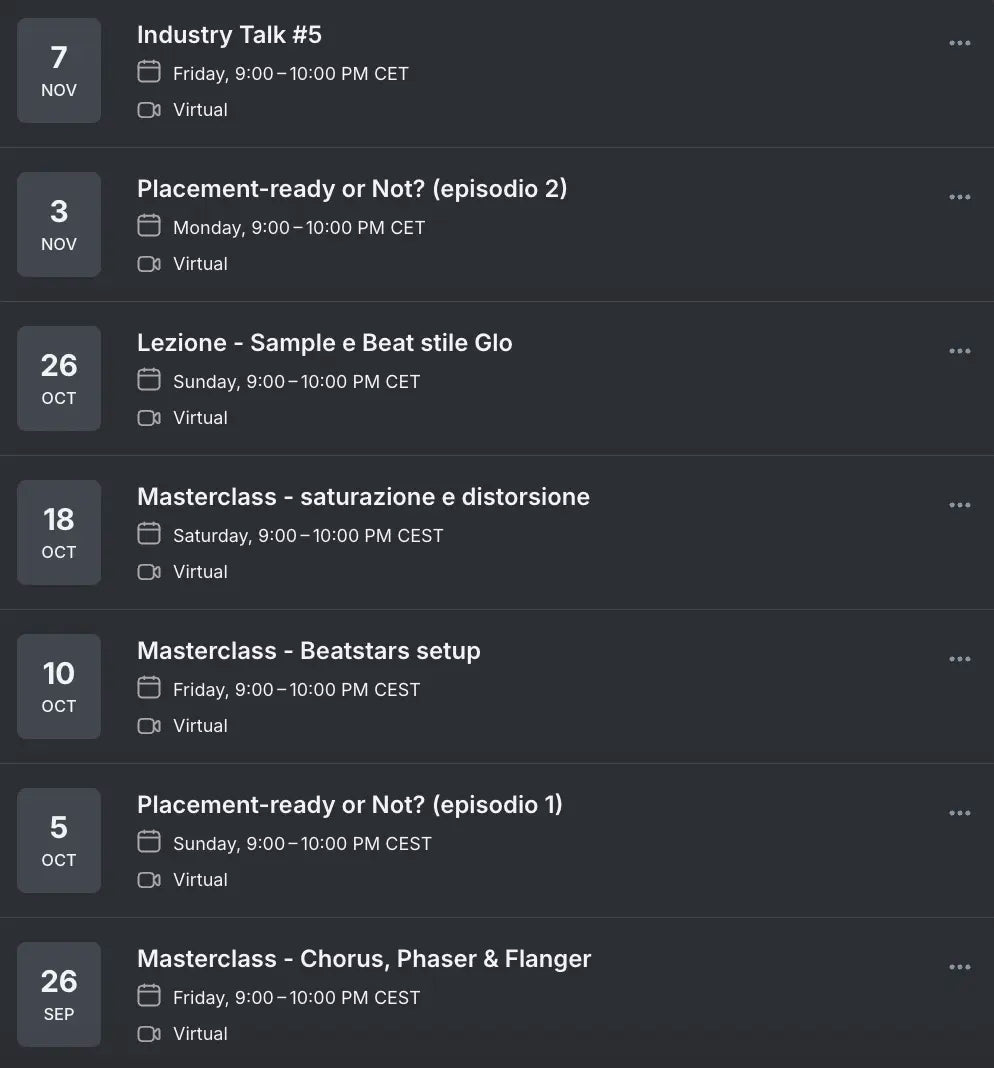 Hypn Academy - Chiamate Live Settimanali