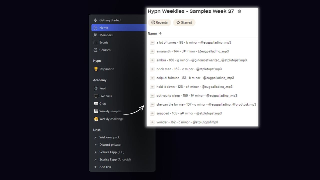 Hypn studio session contest