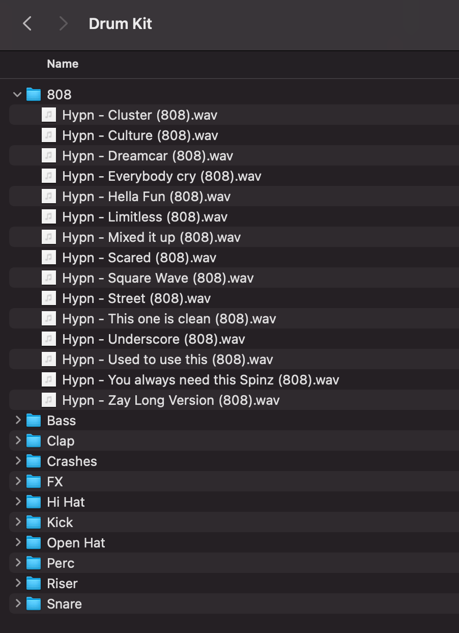 Hypn Rivals Drum Kit Finder Preview