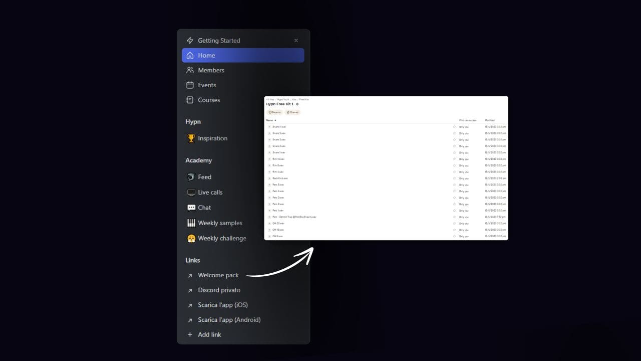 Hypn Academy - Welcome Pack