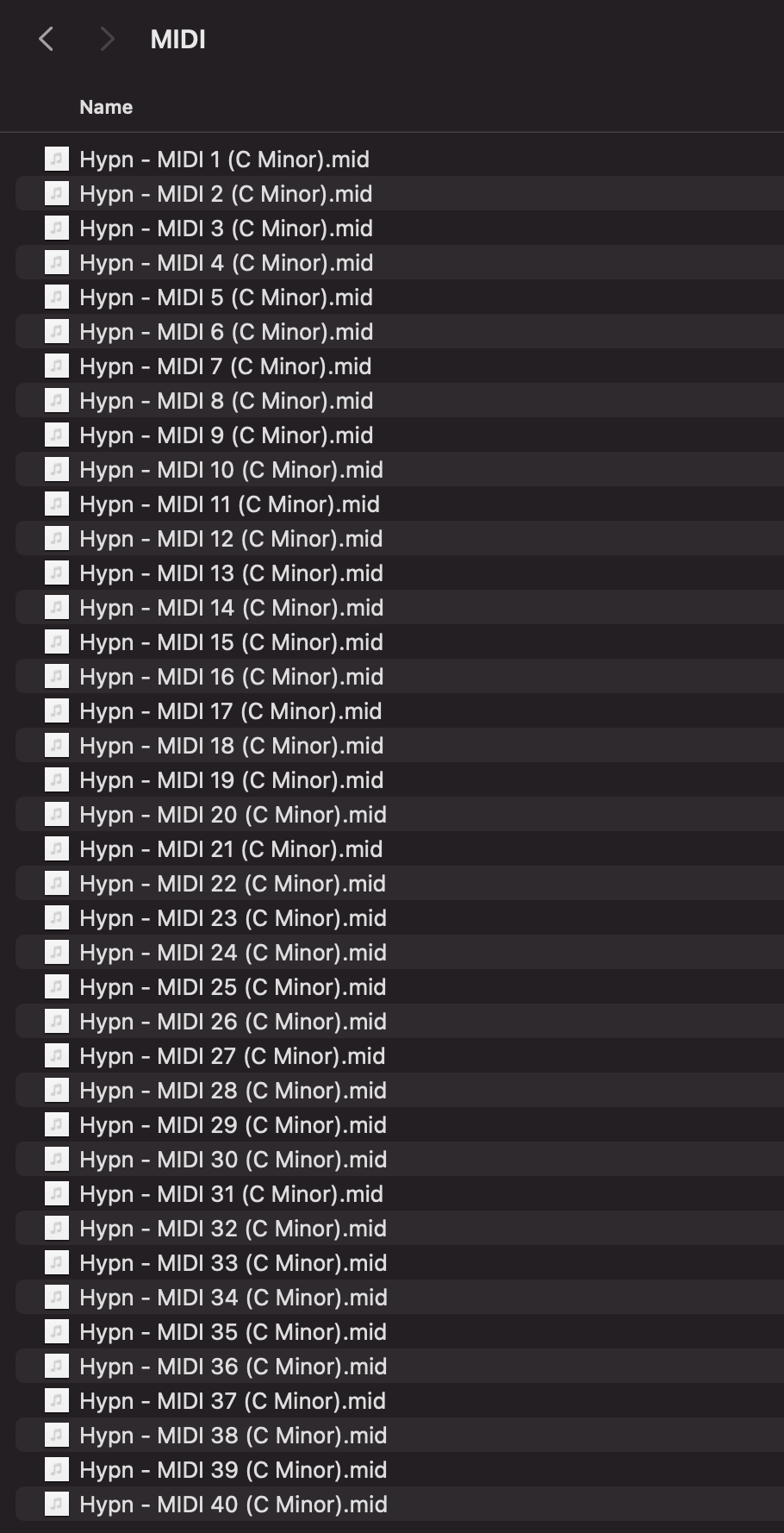 Hypn Rivals Melody MIDI Kit Finder Preview